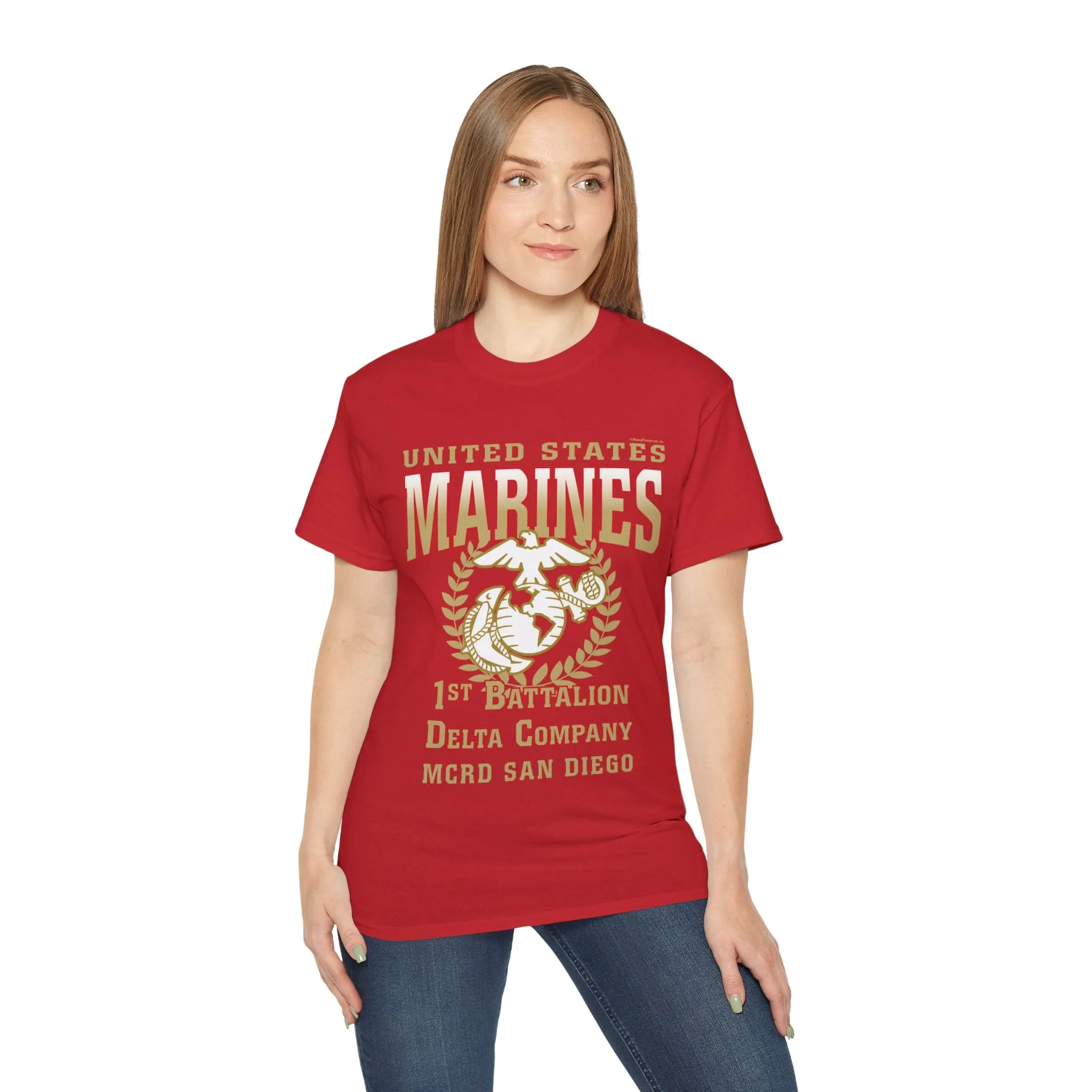 T-Shirt: Delta Co. MCRD San Diego (EGA   Back Proud Family)