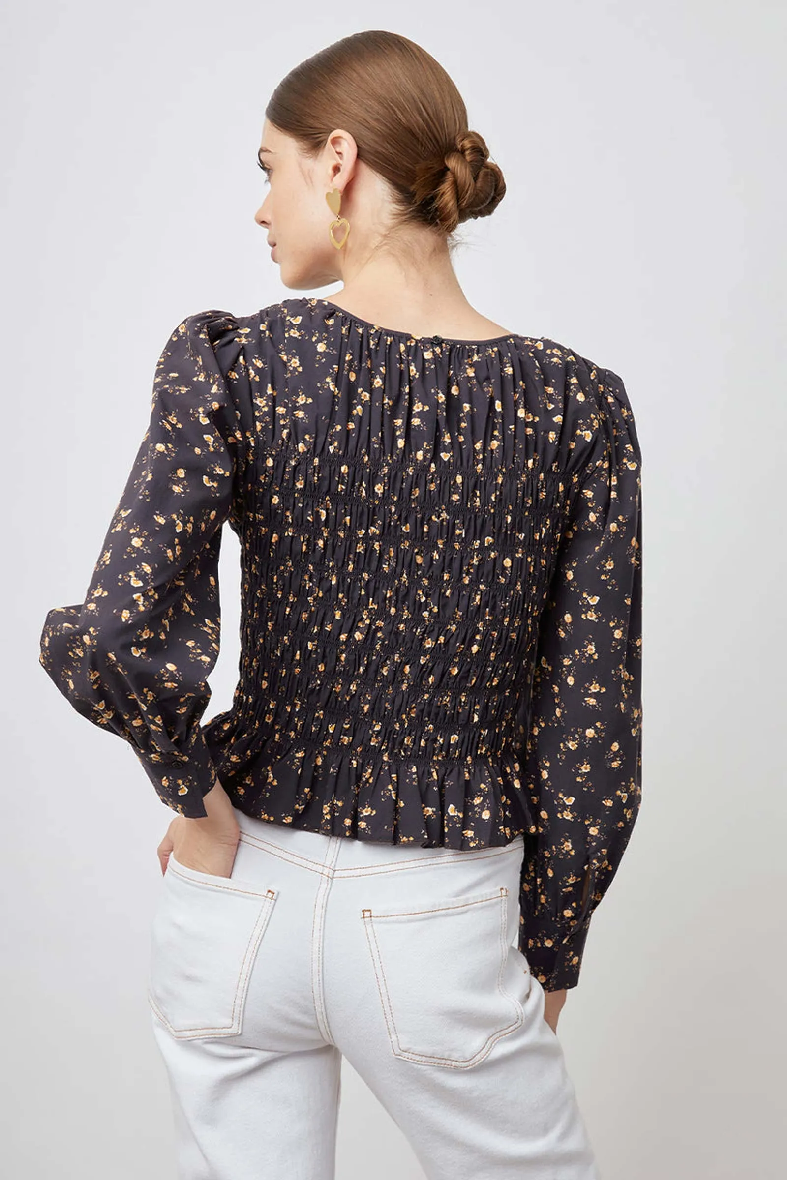 Tabi Floral-Print Cotton Top