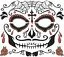 Tattoo FX - Tinsley Transfers Face Tattoo Adult Accessory,Tiger, Carinvale