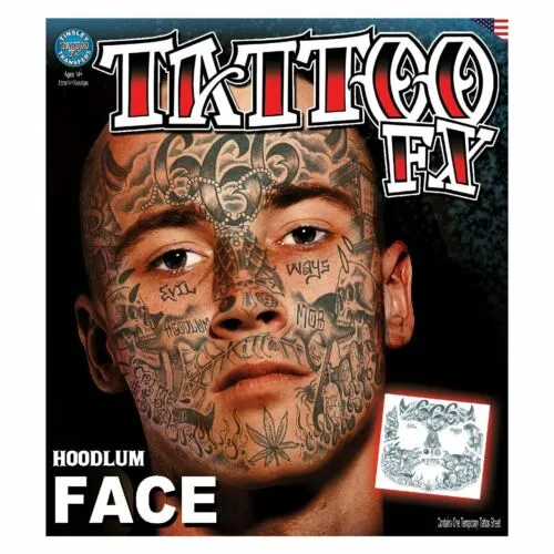 Tattoo FX - Tinsley Transfers Face Tattoo Adult Accessory,Tiger, Carinvale