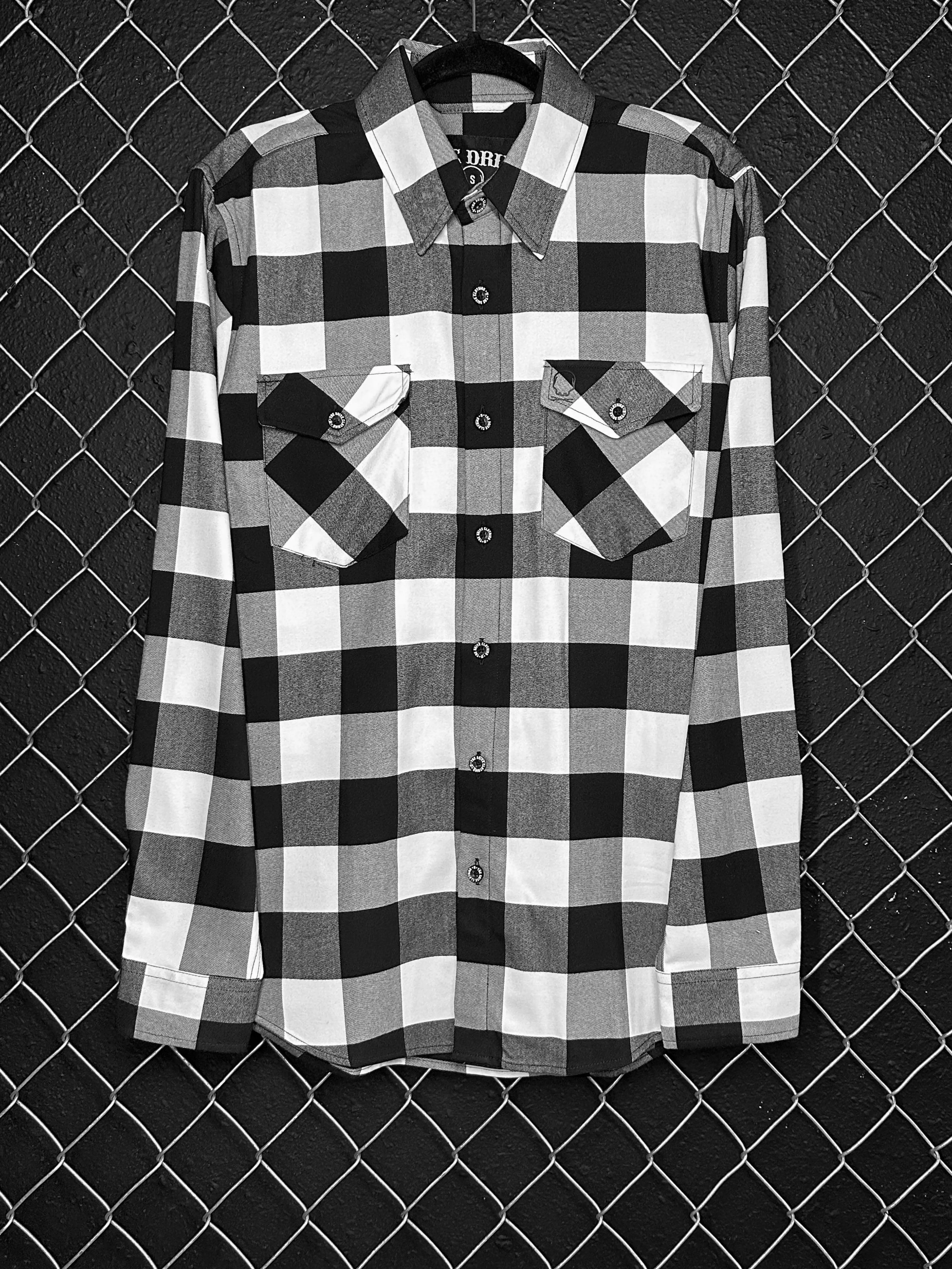 TDC BLACK/WHITE FLANNEL