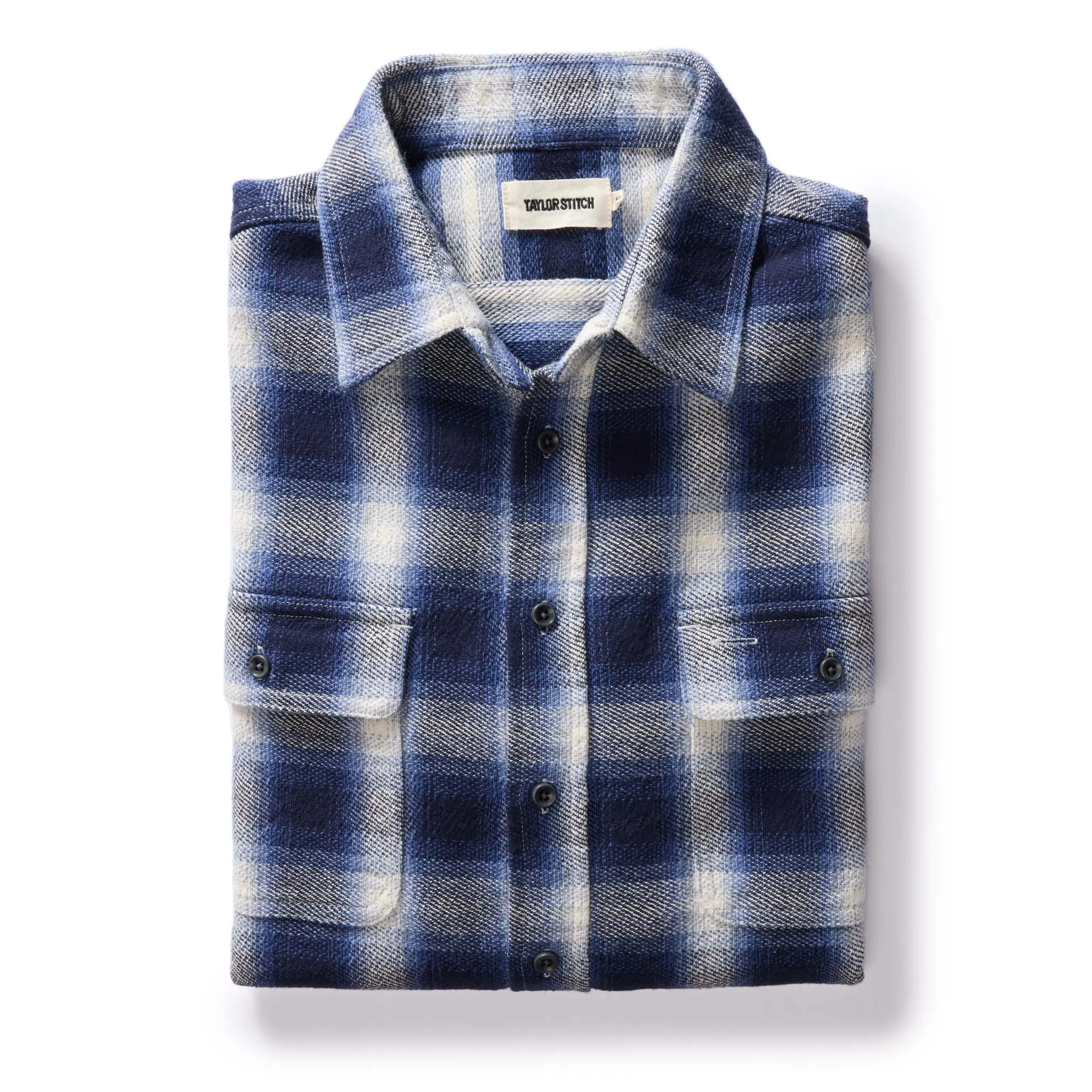 The Ledge Shirt in Blue Sky Plaid