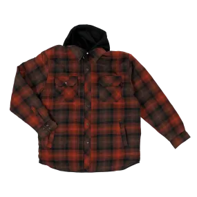 Tough Duck Front Quilted Hooded Flannel Jacket