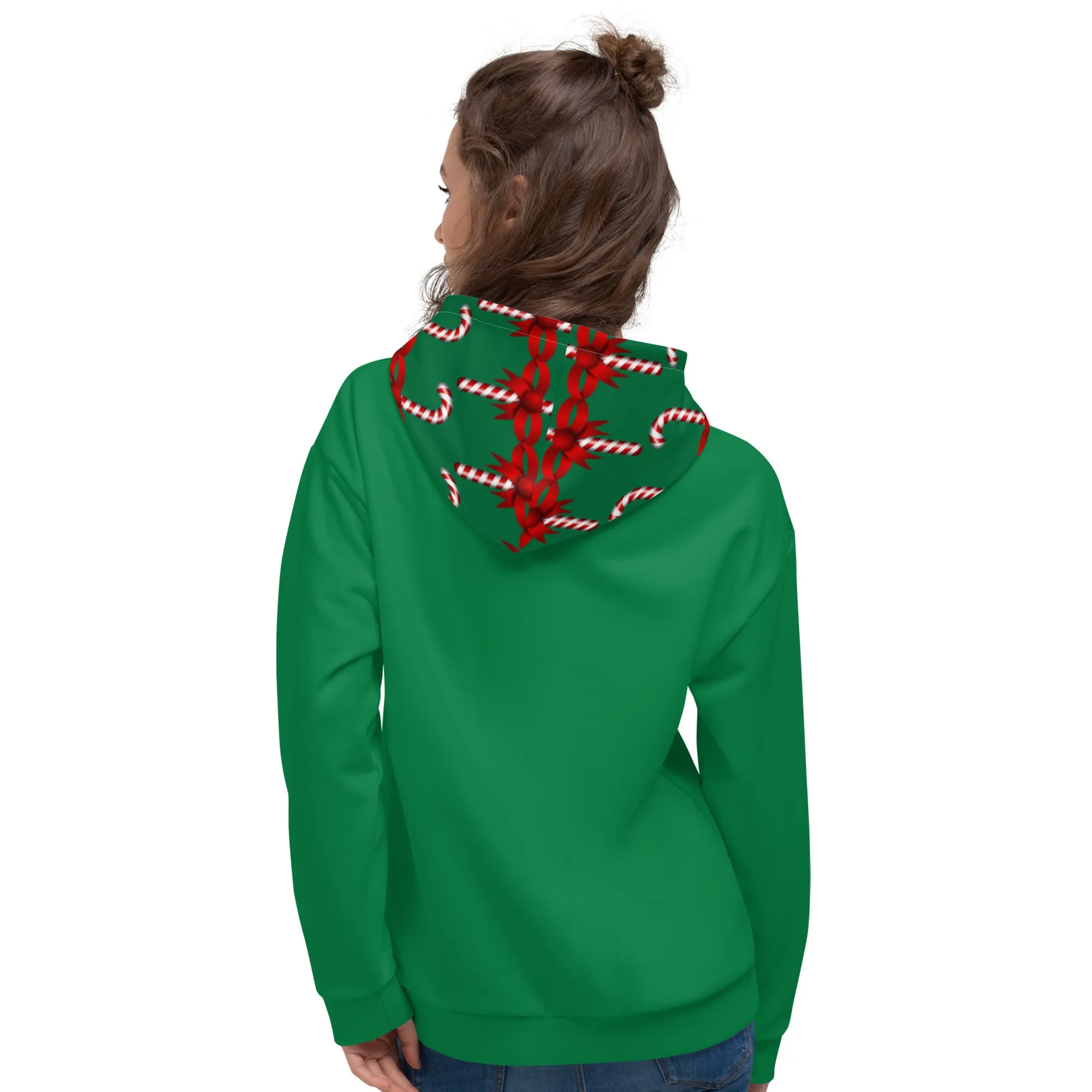 Unisex Hoodie Candy Canes