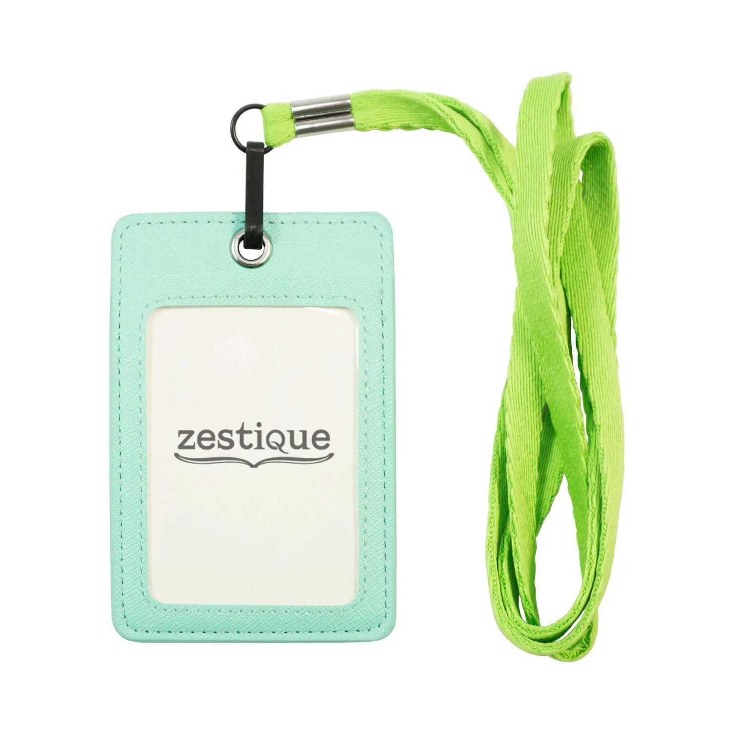 Unisex ID & Credit Cards Holder Wallet with Lanyard - Mint