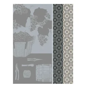 Vin En Grappe White Tea Towel