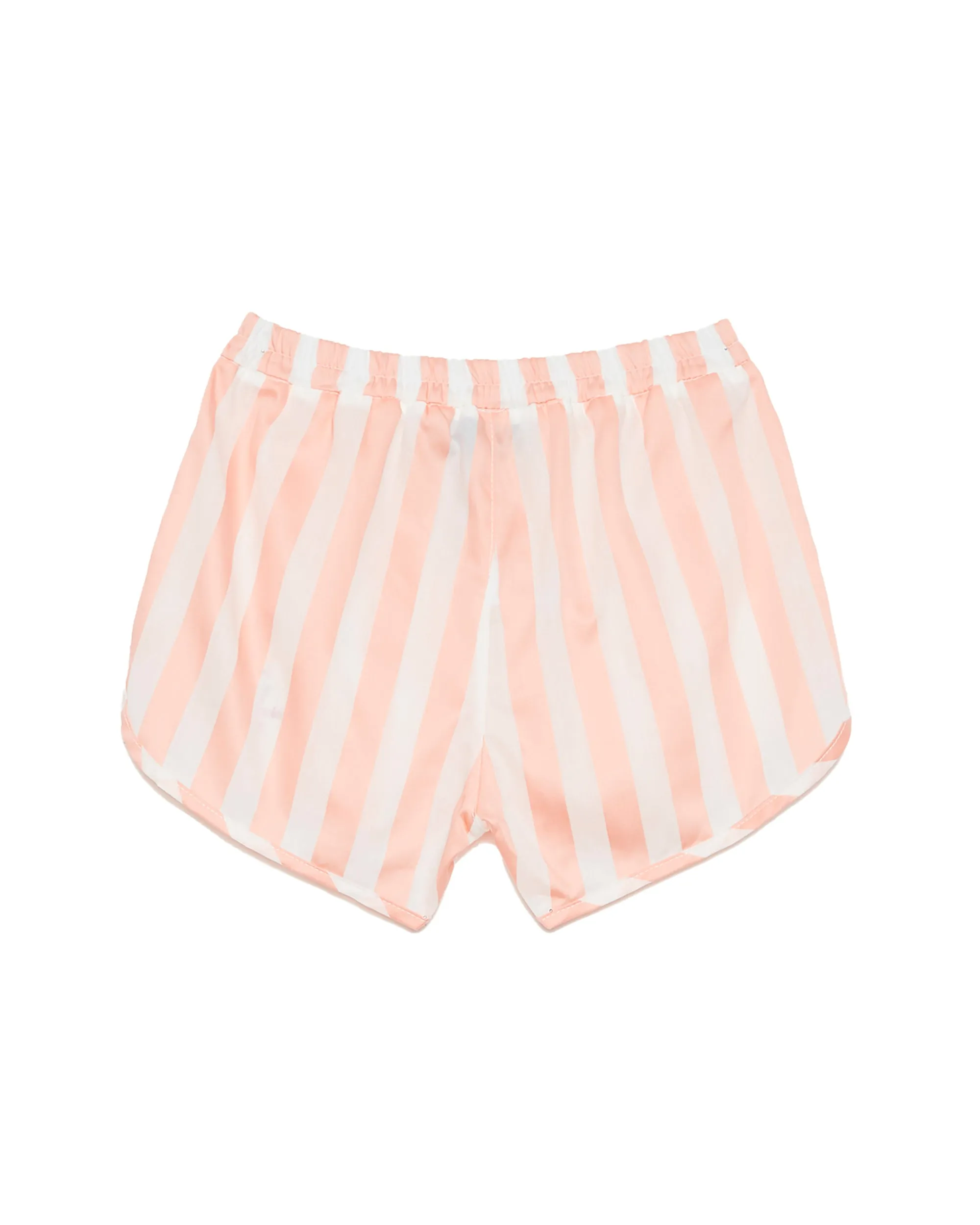 WEEKEND HOUSE KIDS Things I Like PINK STRIPES RUNNER SHORT