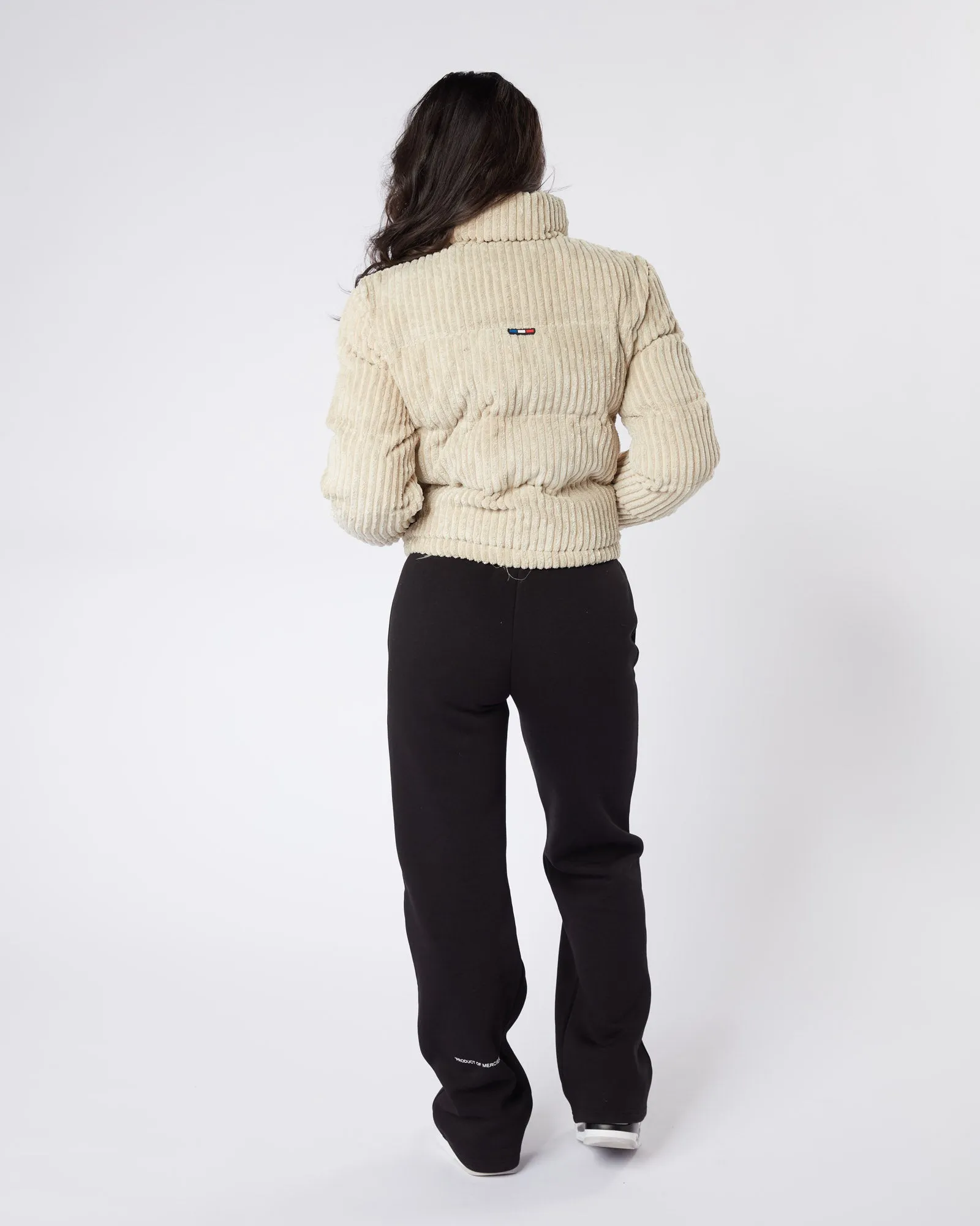 Womens Cord Beige OG Badge Jacket