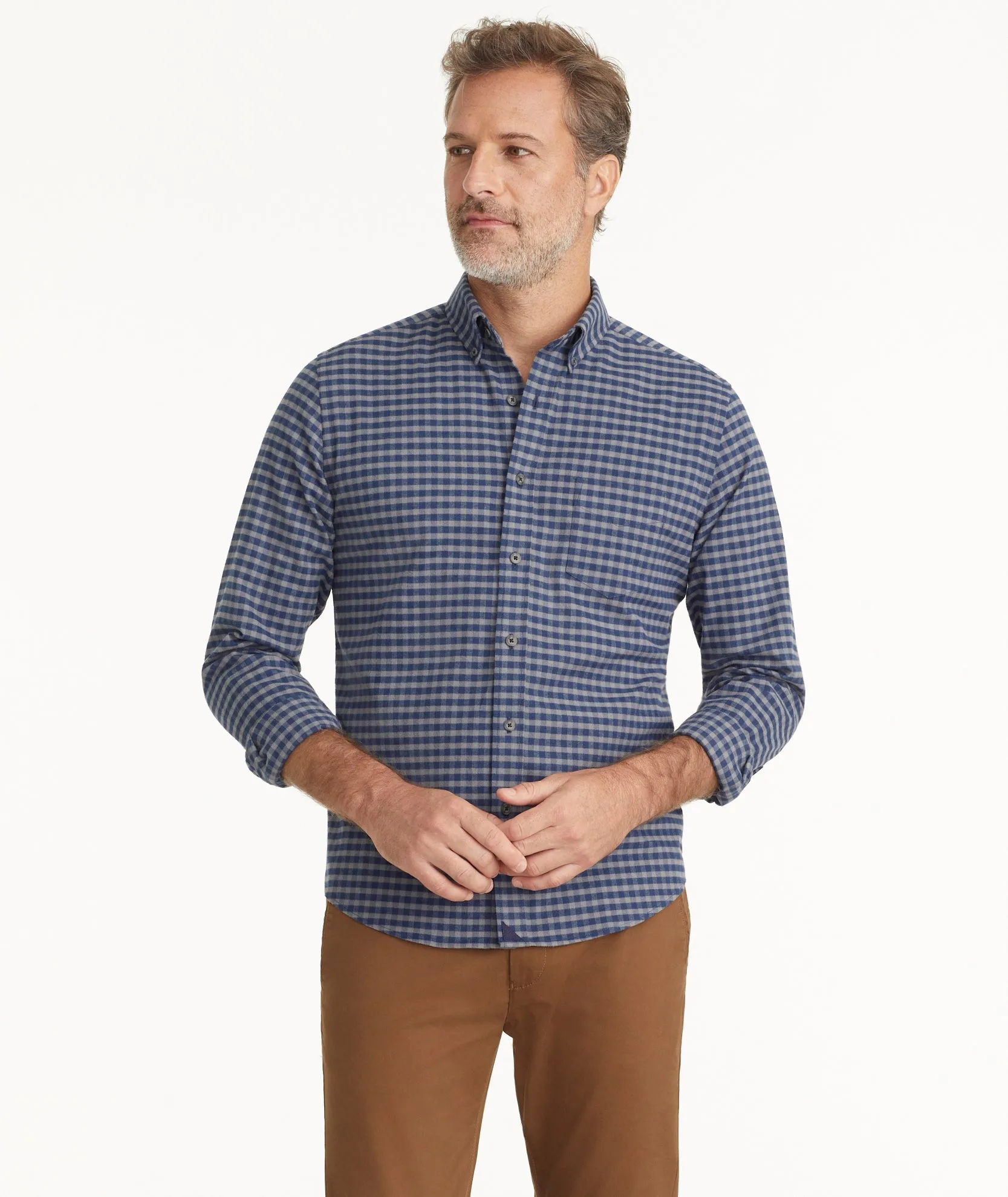 Wrinkle-Free Performance Flannel Bergstrom Shirt - FINAL SALE